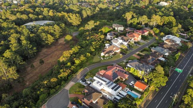 The small Rogans Hill community in Melia Court could get about 430 new neighbours of the development is approved. Picture: Supplied.