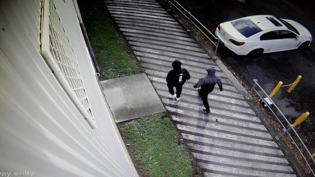 Police have released new CCTV of the two suspected gunmen. Picture: NSW Police