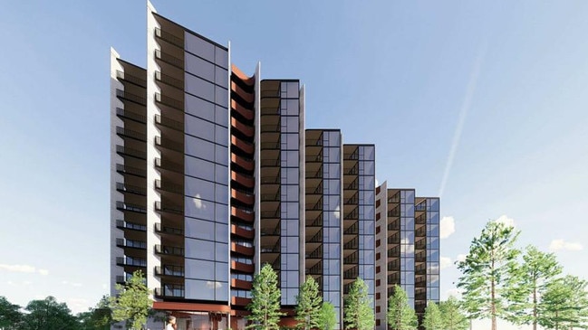 Residents have lodged an appeal against a proposed 158-unit tower development at Woody Point in Redcliffe. Picture: PD Online/Rothelowman.