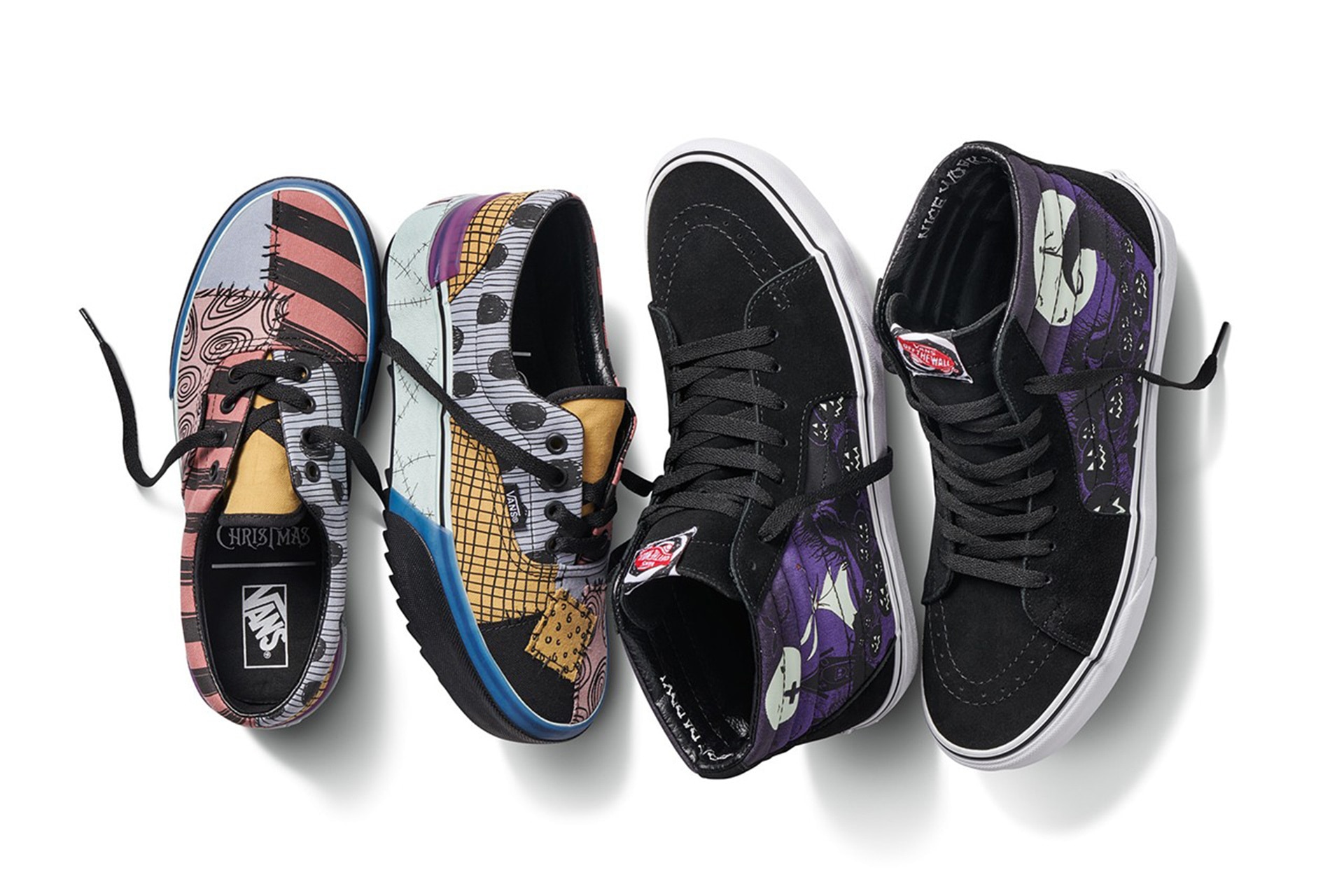 vans collab with nightmare before christmas