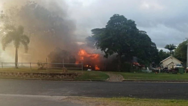 A man has been charged with arson following a fire at Mount Molloy Picture: Facebook.