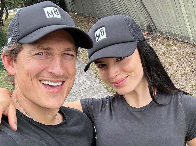 Samantha Allsop and fiancee Charles Grant. Picture: Instagram