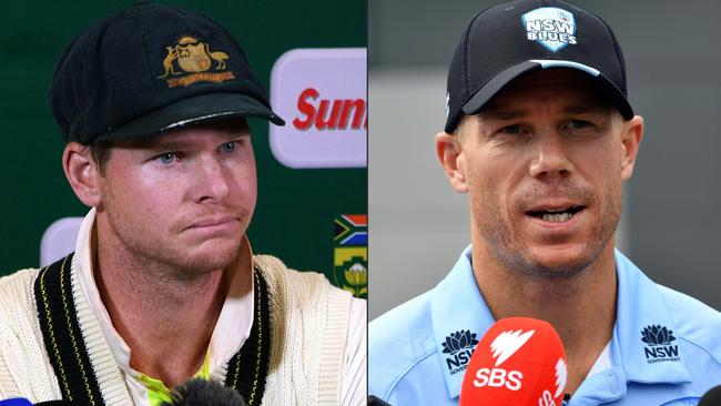 Former Australian captain Steve Smith and David Warner will rejoin the national set up. Pics: AFP