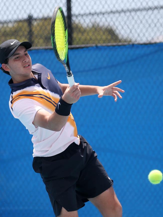 Ken Cavrak plays at the Cairns International in 2018. PICTURE: STEWART MCLEAN