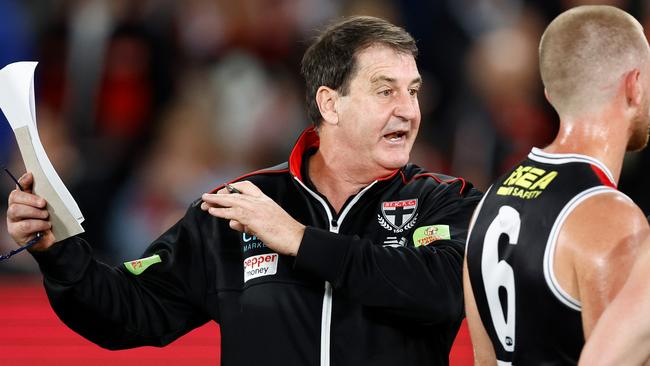 Ross Lyon. (Photo by Michael Wilson/AFL Photos via Getty Images)