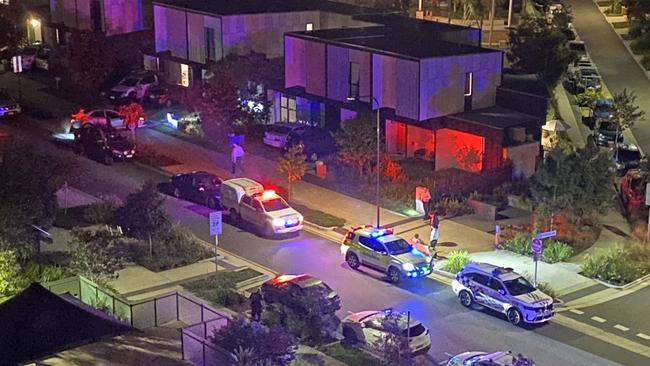 Gold Coast police have charged a Southport woman, 28, with grievous bodily harm after an alleged stabbing at Southport on Tuesday night. Picture: Jordan Bissell/7 News Gold Coast