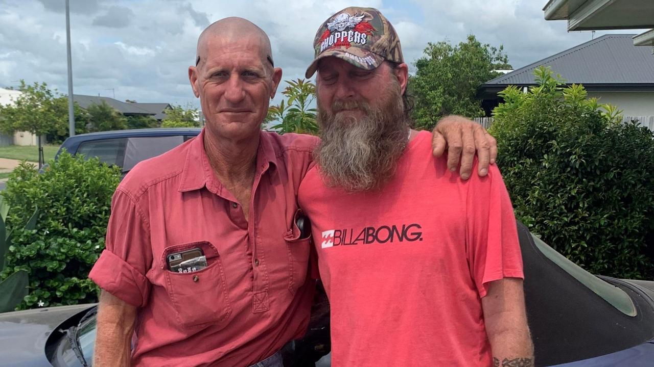 Clayton Rose (right) with his brother Steven from Katherine.