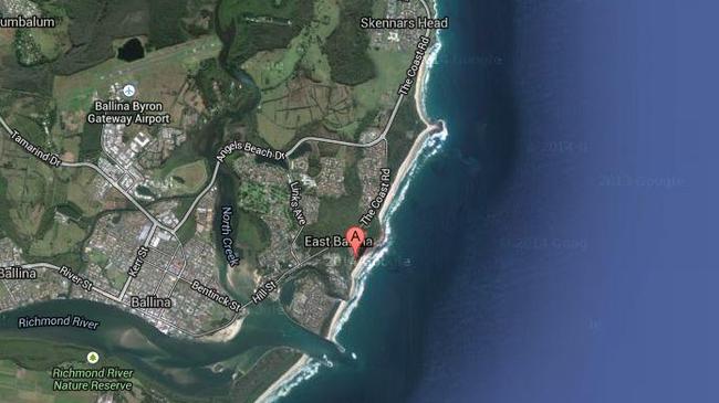 Shelly Beach in East Ballina, northern NSW. Picture: Google Maps