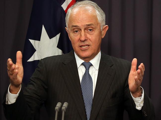 Prime Minister Malcolm Turnbull has question how the gunman was on parole. Picture: Kym Smith