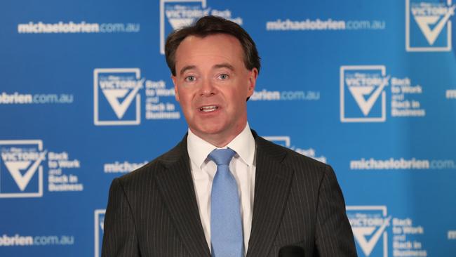 Victorian Opposition Leader Michael OBrien. Picture: David Crosling