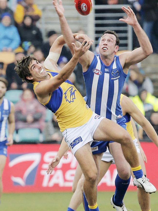 Andrew Gaff is in North Melbourne’s sights. Picture: MATHEW FARRELL