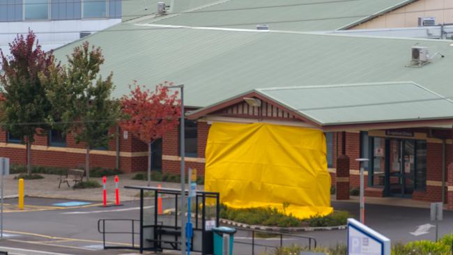 The North-West Regional Hospital is closed in Burnie. Health workers in north west Tasmania attended an 
