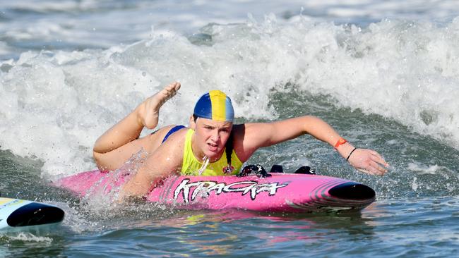 An Ocean Grove board athlete at the Aussies Youth. Pictures: SLSA