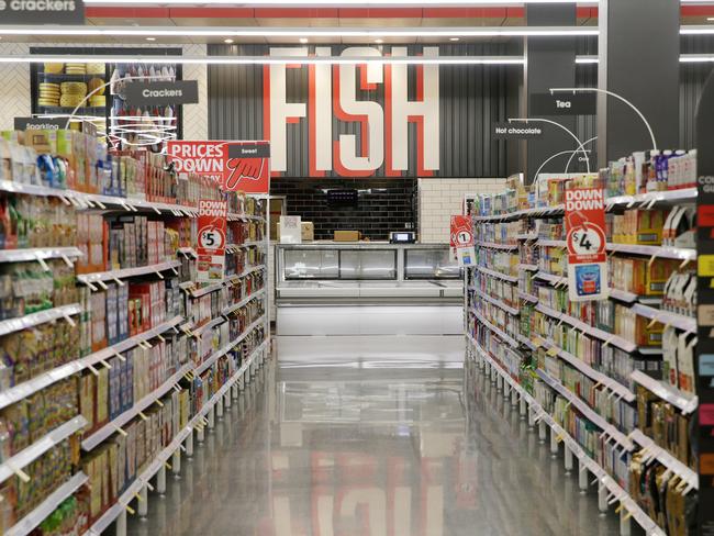Inside the new Coles Elsternwick. Picture: Norm Oorloff