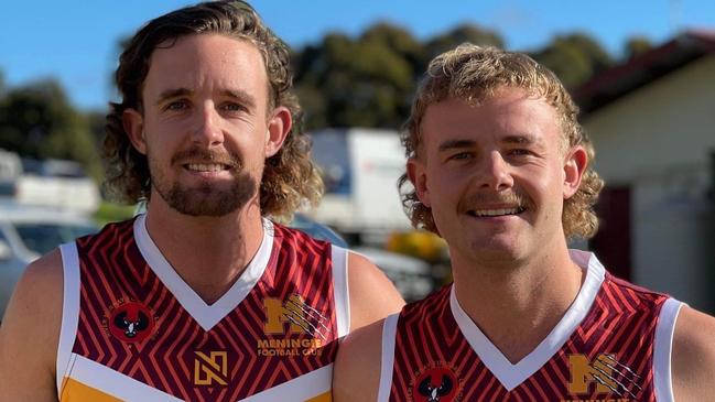 Meningie players during this season's RMFL Indigenous Round. The club will merge with Border Downs Tintinara for season 2023 and onwards. Picture: Meningie Football Club