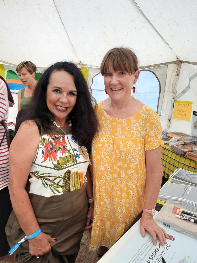 Minister for Indigenous Australians Linda Burney MP and Sunshine Coast Reconciliation Group Chair Fiona McGill. Picture: Supplied