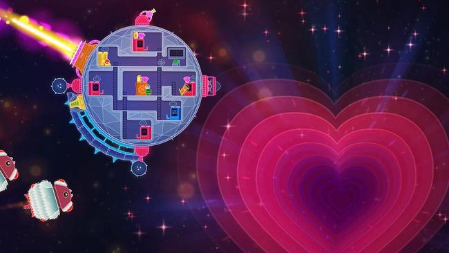 Screen grab from Lovers in a Dangerous Spacetime.