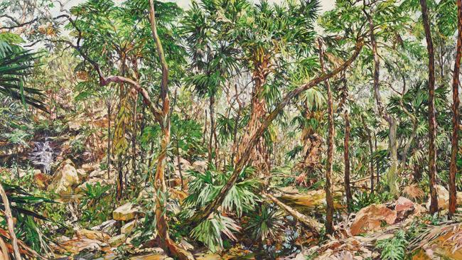 Nicholas Harding’s 2022 Wynne Prize- winning work Eora, oil on linen, 196.5 x 374.8 cm