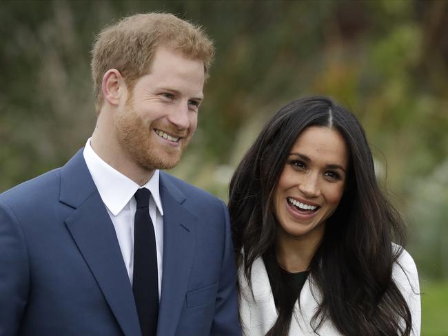 The royal pair have sealed their deal with the Queen, who said she backed their wish for a more “independent life”. Picture: AP