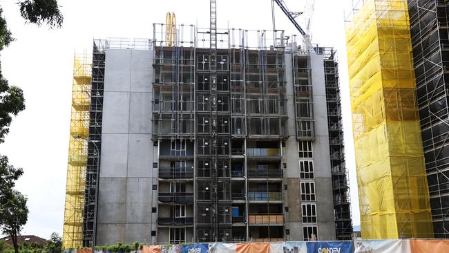 Condev building sites on the Gold Coast. Picture: Nigel Hallett