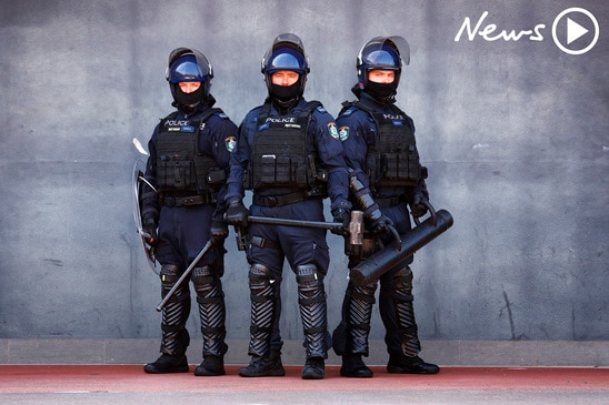 NSW Public Order and Riot Squad training