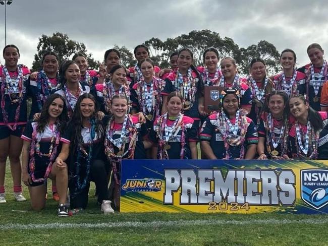 All Saints Toongabbie won the 2024 U16 Metro Combined Silver West title. Picture: All Saints Toongabbie Tigers