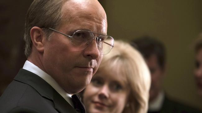 Christian Bale as Dick Cheney and Amy Adams as Lynne Cheney in a scene from Vice. Picture: Matt Kennedy/Annapurna Pictures