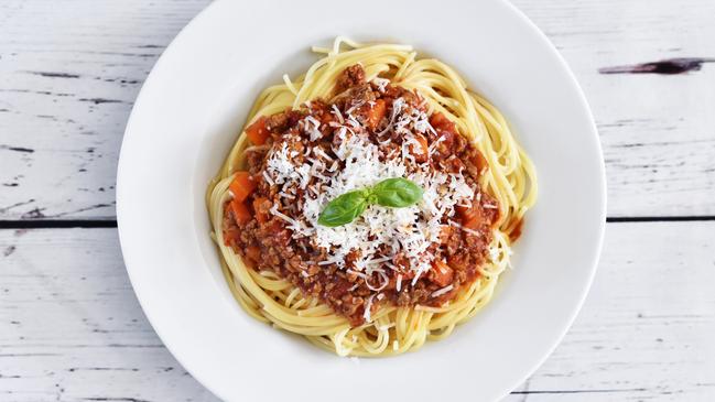 The humble spaghetti bolognese.