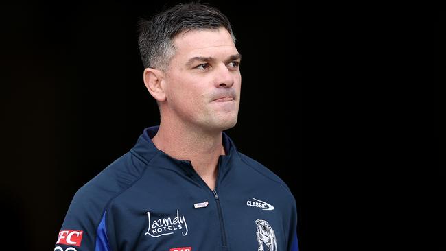 SYDNEY, AUSTRALIA - JUNE 12:  Bulldogs coach Cameron Ciraldo looks on before the round 15 NRL match between Canterbury Bulldogs and Parramatta Eels at Accor Stadium on June 12, 2023 in Sydney, Australia. (Photo by Matt King/Getty Images)