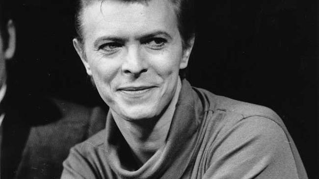 Actor-singer David Bowie is shown during a news conference after rehearsal at the Booth Theater in New York City on Sept. 17, 1980. Bowie is appearing in the Broadway production of "The Elephant Man." (AP Photo/Marty Lederhandler). Picture: MARTY LEDERHANDLER