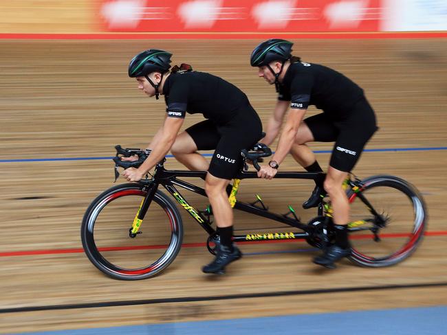 Matt Formston and Nick Yallouris competed at the Rio Paralympics in 2016. Picture: Mark Evans