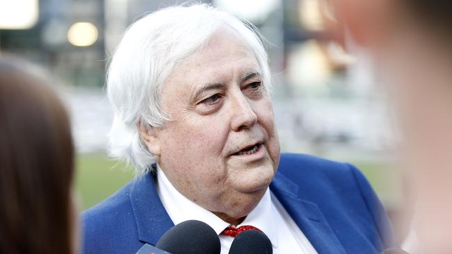 Clive Palmer was charged in 2018 with breaching corporate law after a failed bid to take over The President’s Club. Picture: AAP