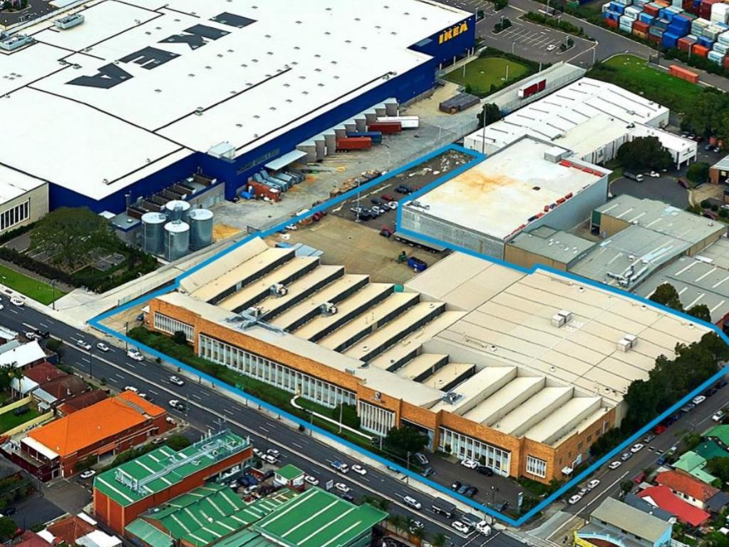 An aerial view of the proposed Bunnings at 728-750 Princes Highway.