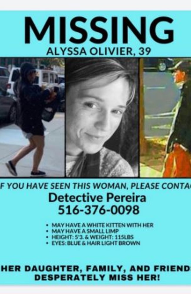 A missing person poster calling for information about the young mum.