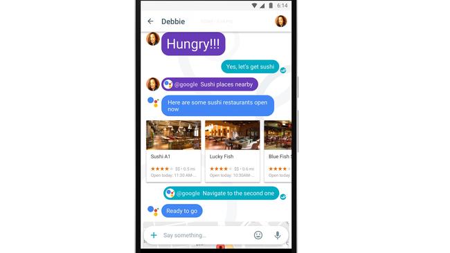 Google Assistant is the artificial intelligence engine built into the internet giant's new Pixel smartphone. Picture: Supplied
