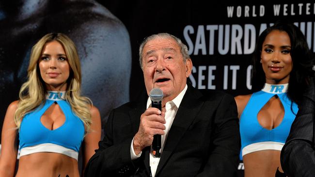 Top Rank promoter Bob Arum says Tyson Fury wants to fight in Australia. Picture: Bradley Kanaris/Getty