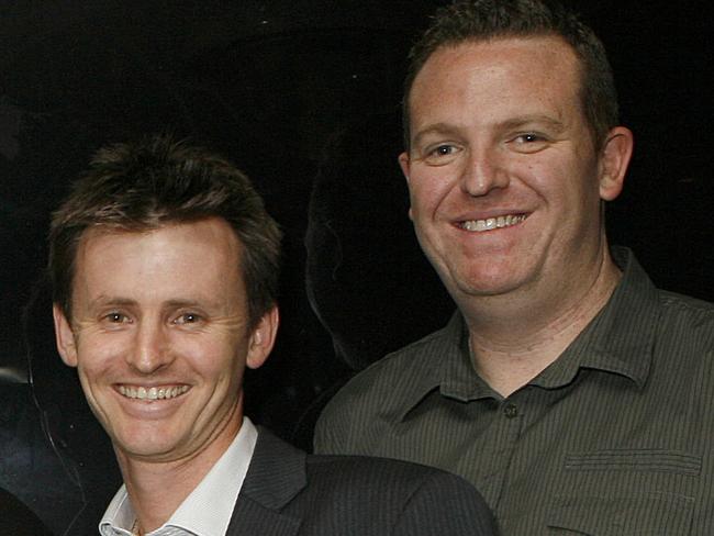 SEN 2001 AFL Season Launch. Matthew Lloyd, Daniel Harford, Mick Malthouse, Anthony Hudson and Matt Granland