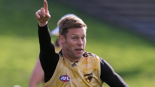 Sam Mitchell will return for Hawthorn on Friday night. Picture: Wayne Ludbey