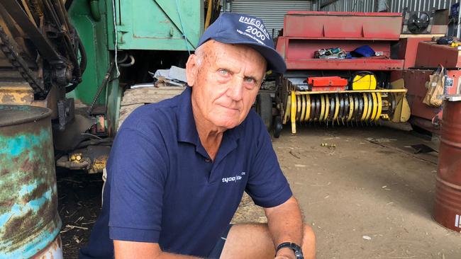 Eagleby resident Alf Schmidt stands to lose a portion of his land.