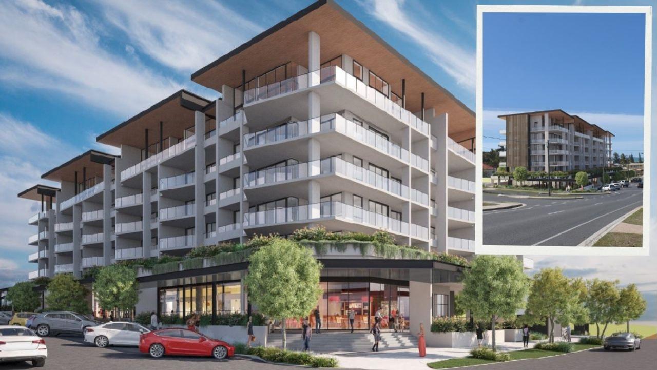 New plans have been submitted for the Emu Park Apartments, taking out one storey and seven units and changing the roofline and balcony views.