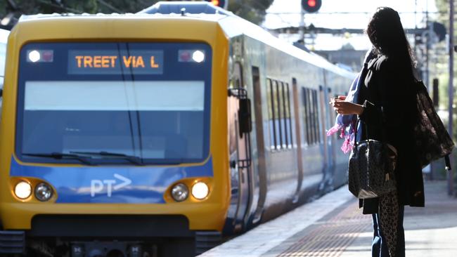 Train havoc hits peak-hour commuters. Picture: Ian Currie