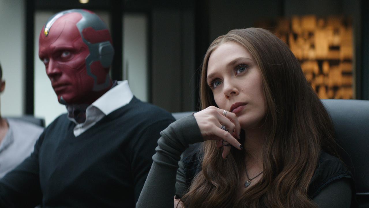 Wanda and Vision in Captain America: Civil War