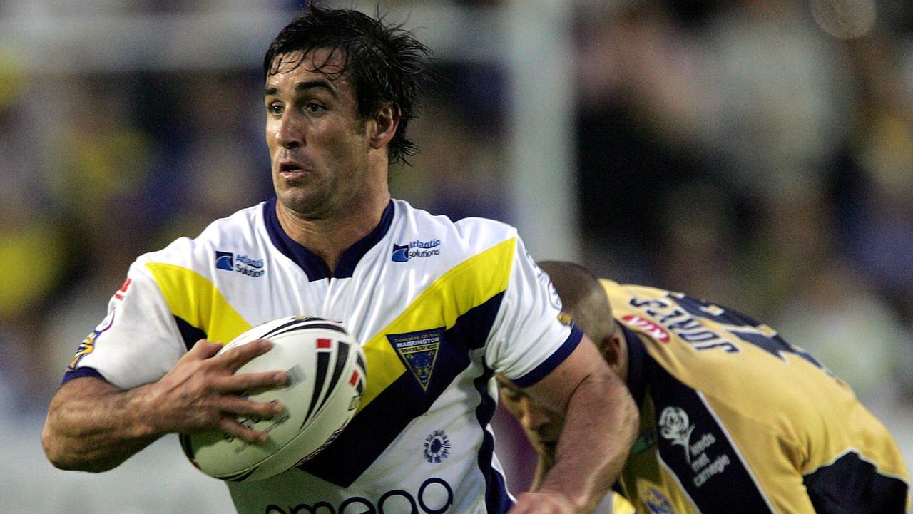 Andrew Johns on debut for Warrington.