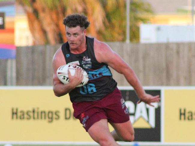 Flynn Camilleri Is ready to go this weekend after being named in the Cutters squad for the teams first Practice match of the 2023 season. Picture: Mackay Cutters