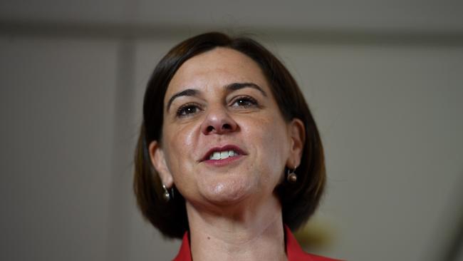 Queensland Leader of the Opposition Deb Frecklington says she would “haul” the Stadiums Queensland board in to explain why they shouldn’t be sacked. (AAP Image)