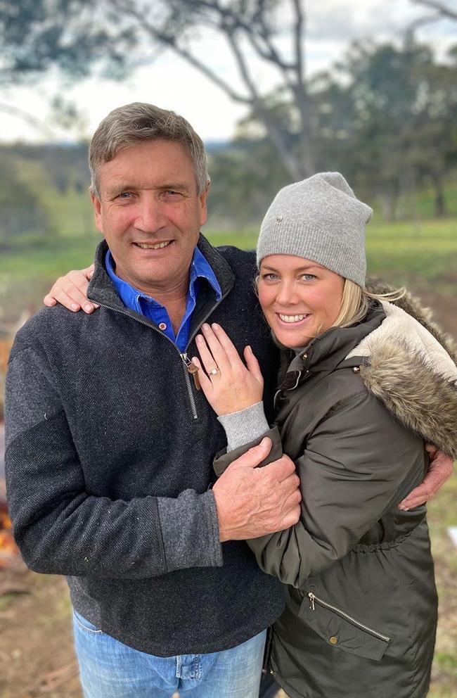 Sam Armytage announced her engagement to Richard Lavender in June. Source: Instagram.