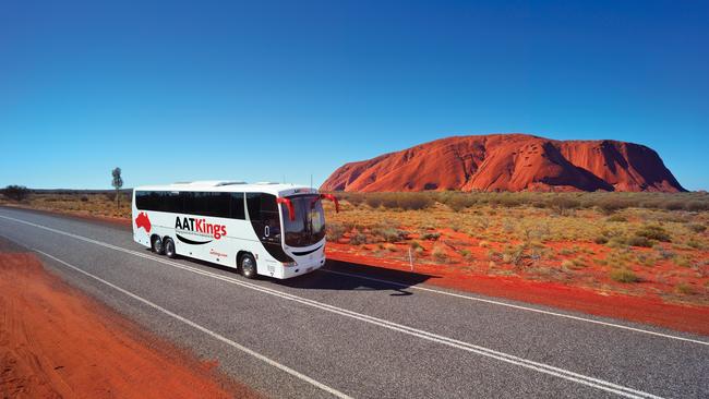 AAT Kings coach holidays are looking to fill almost 40 job vacancies in the NT. Picture: Sarah Nicholson