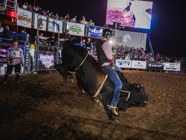 All the action at the sold-out 50th iteration of the Noonamah Tavern and Rodeo. Picture: Pema Tamang Pakhrin
