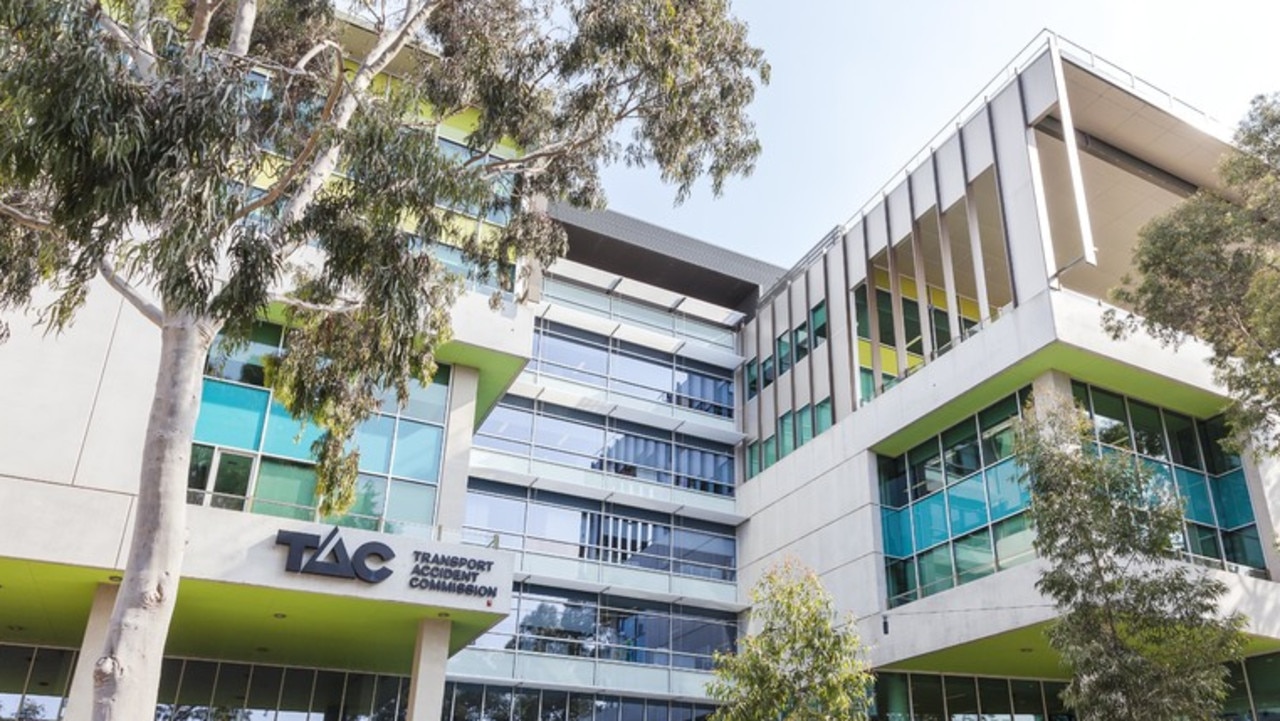 The TAC headquarters on Brougham St, Geelong.