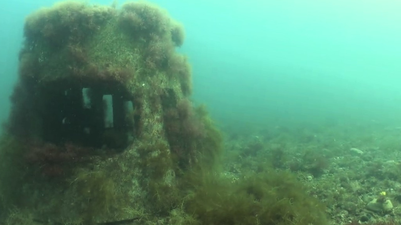 The artificial reef created off Turners Beach in Tasmania. Picture: Sarah Ugalde